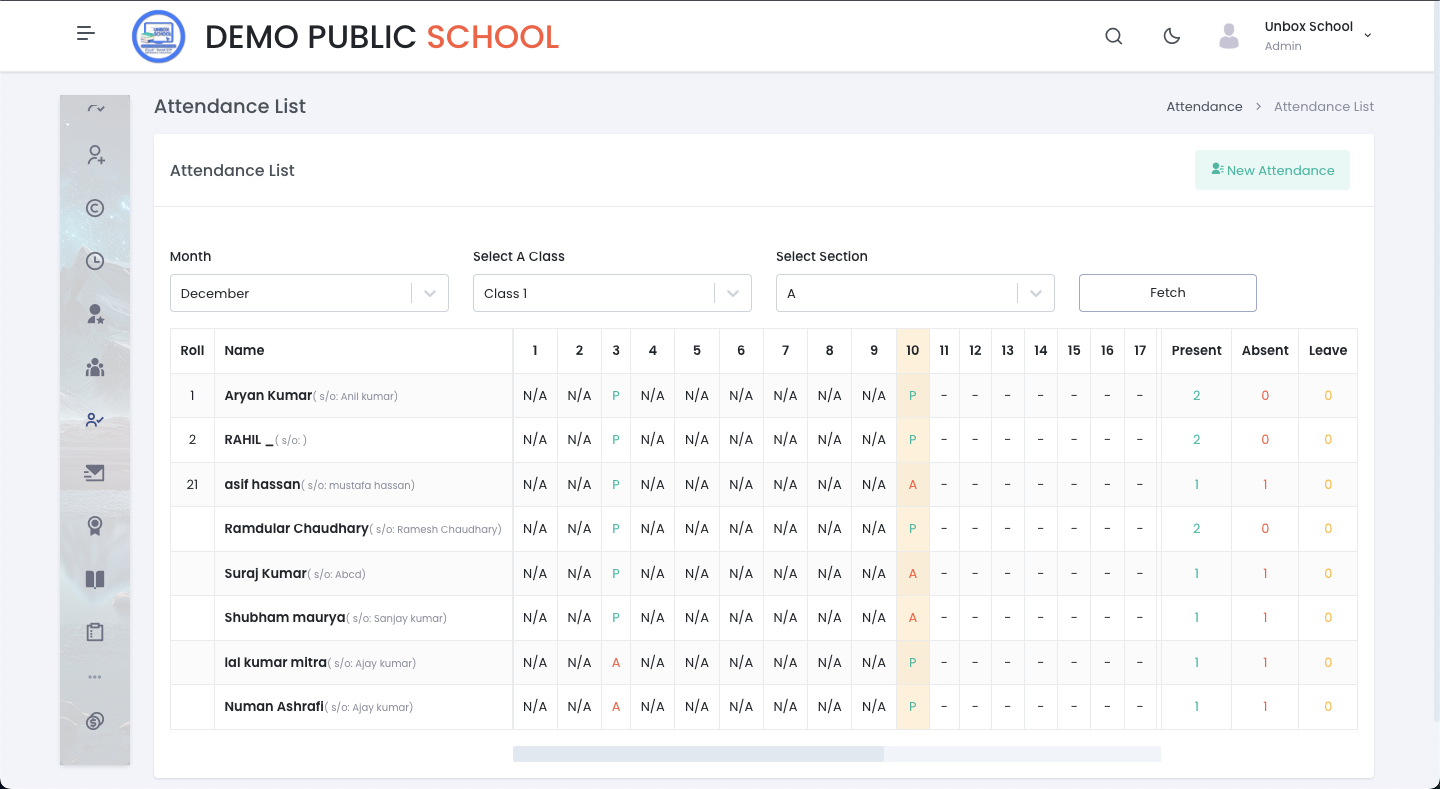 Attendance Management